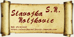 Slavojka Moljković vizit kartica